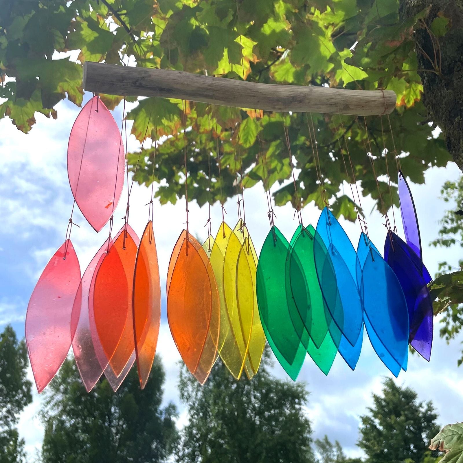 Rainbow Glass Chime - Assorted - Luna Panther