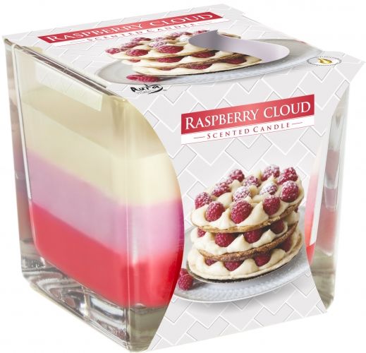 Rainbow Jar Candle - Raspberry Cloud - Luna Panther