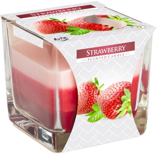 Rainbow Jar Candle - Strawberry - Luna Panther