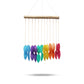 Rainbow Large Leaf Chime - Luna Panther