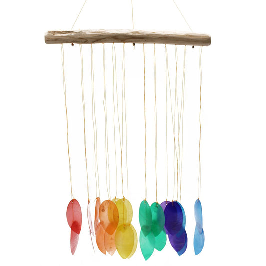 Rainbow Large Leaf Chime - Luna Panther