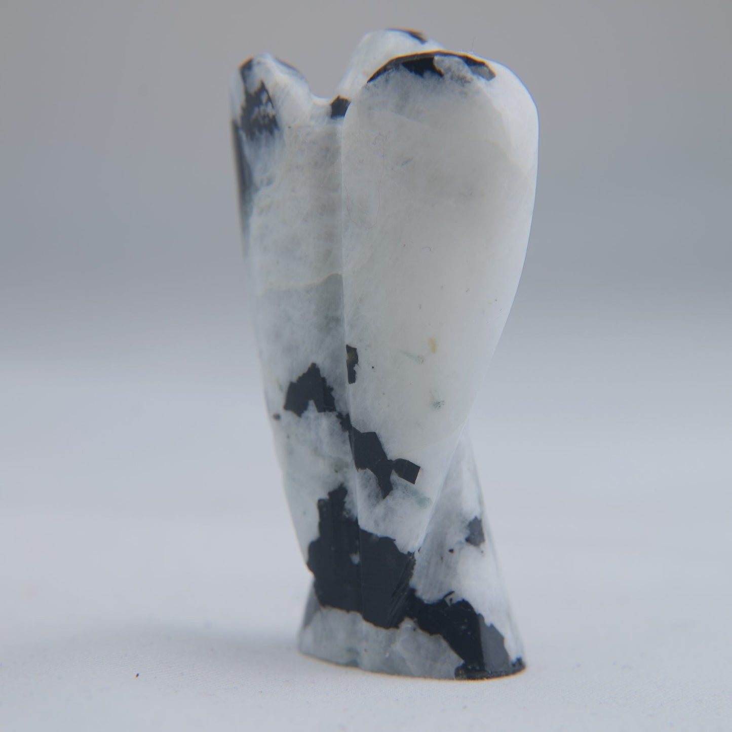 Rainbow Moonstone Angel Carving 32g 50mm - Luna Panther