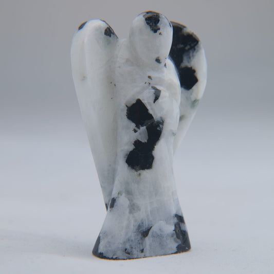 Rainbow Moonstone Angel Carving 32g 50mm - Luna Panther alternate view