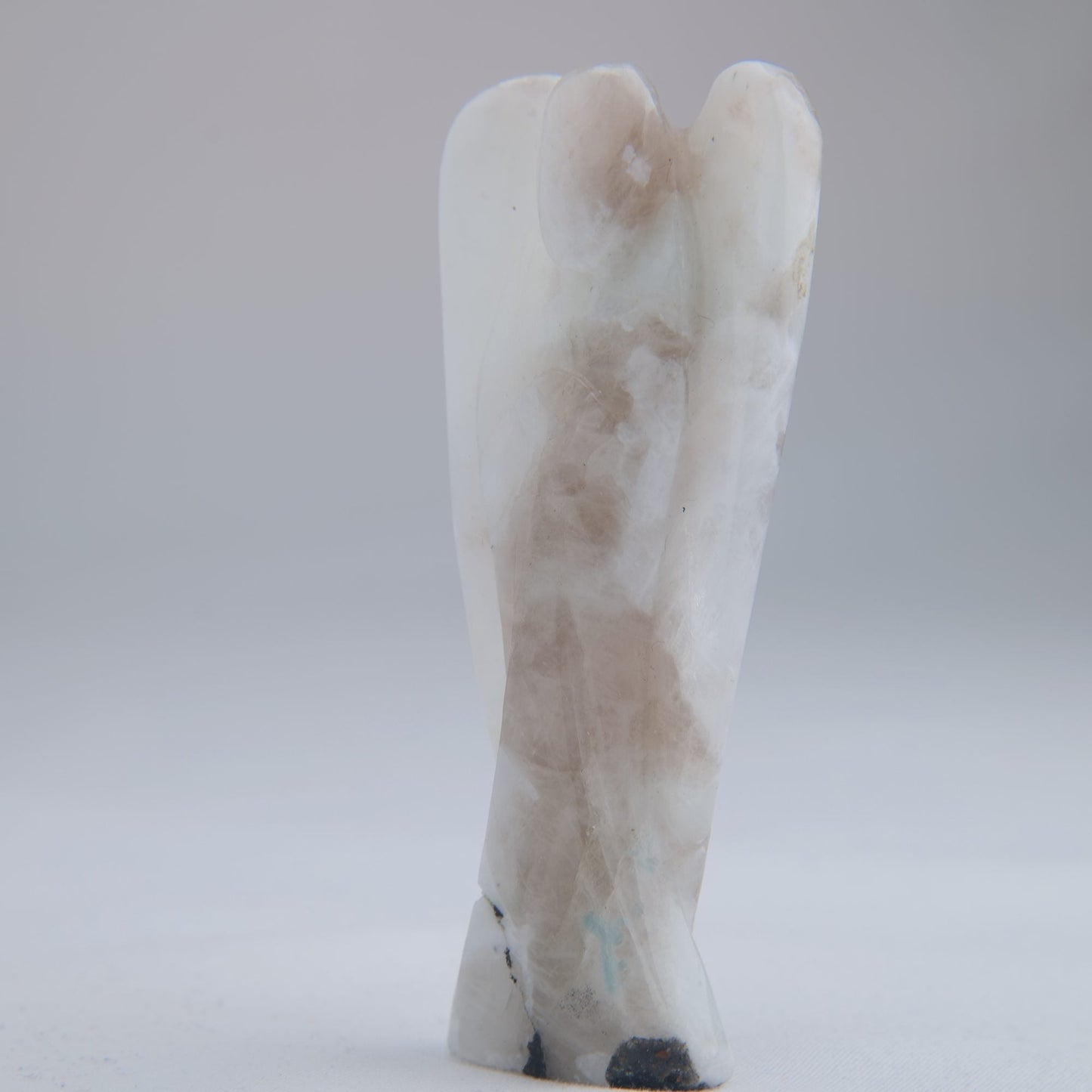Rainbow Moonstone Angel Carving 55g 80mm - Luna Panther
