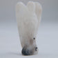 Rainbow Moonstone Crystal Angel 18g 50mm - Luna Panther