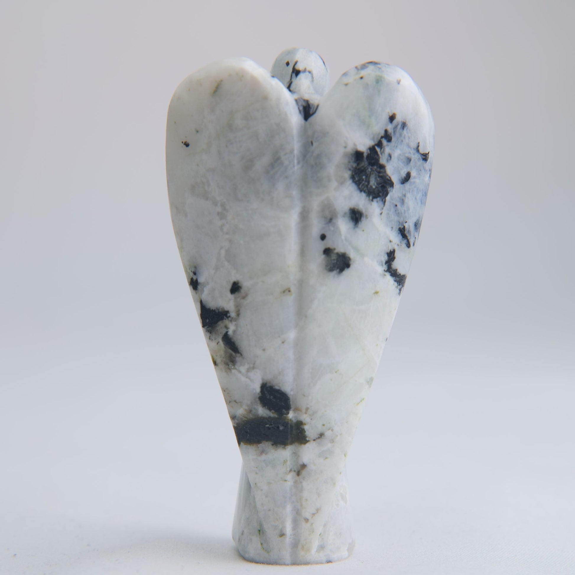 Rainbow Moonstone Crystal Angel 76g 84mm - Luna Panther
