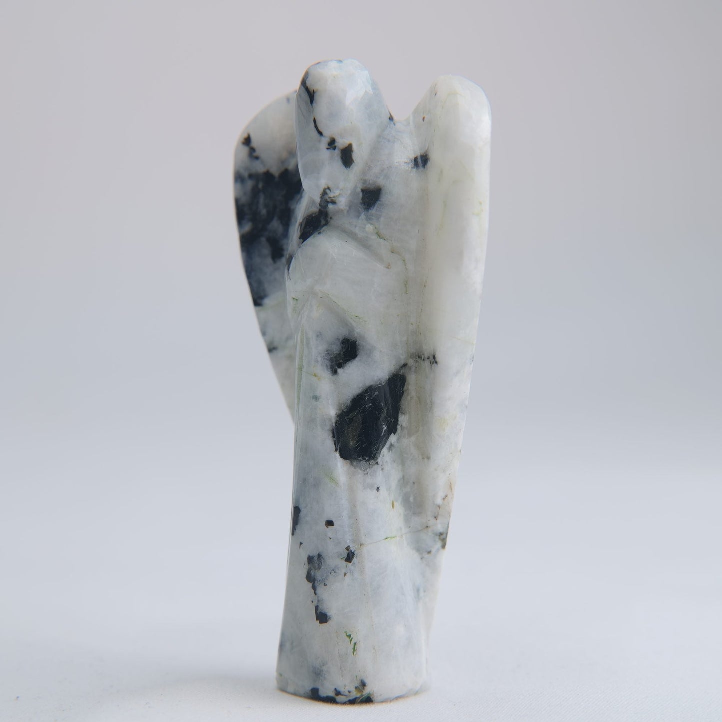 Rainbow Moonstone Crystal Angel 76g 84mm - Luna Panther