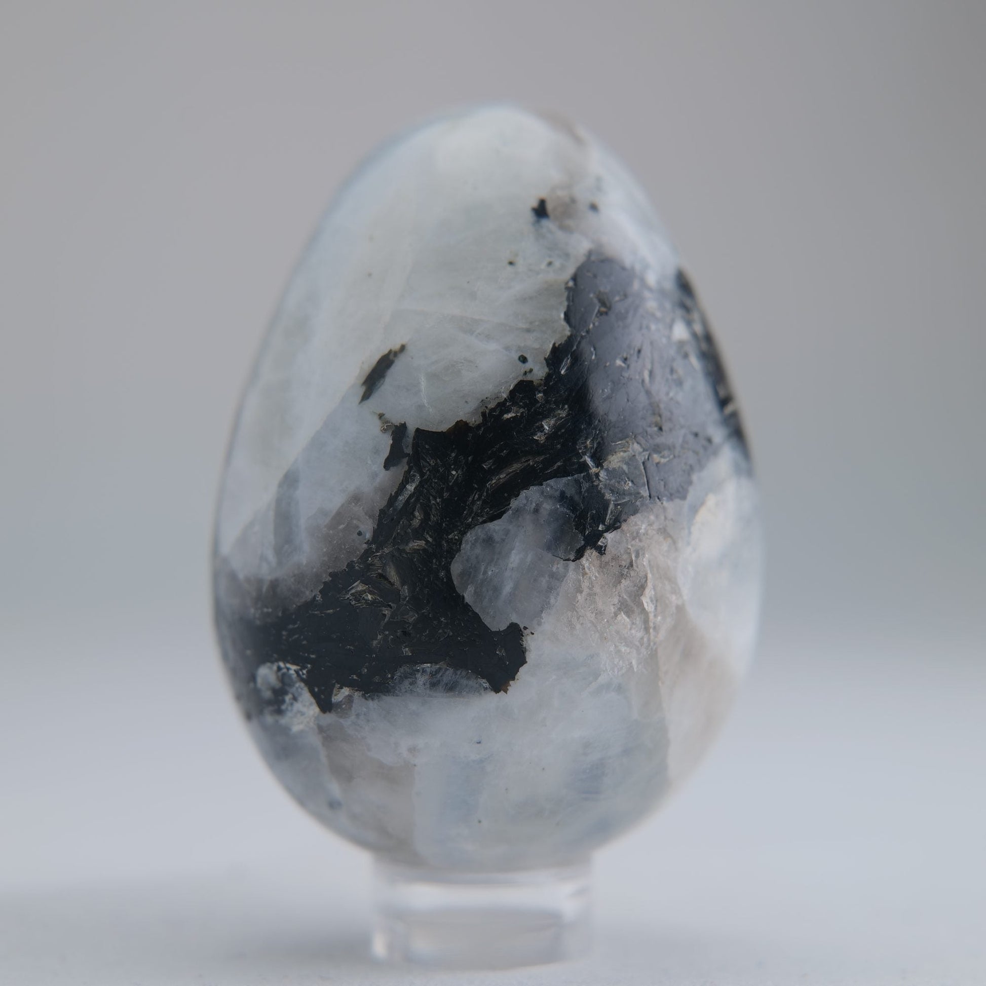 Rainbow Moonstone Egg 141g - Luna Panther