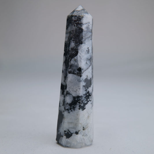 Rainbow Moonstone Obelisk 65g 85mm - Luna Panther alternate view