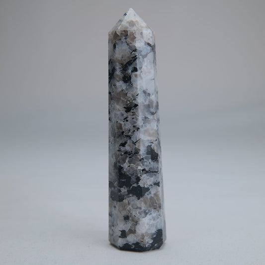 Rainbow Moonstone Obelisk 73g 95mm - Luna Panther alternate view