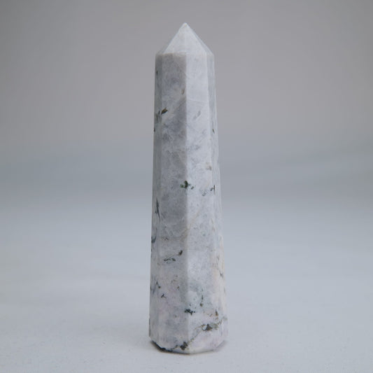 Rainbow Moonstone Obelisk 76g 100mm - Luna Panther alternate view