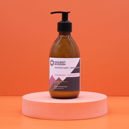 Raspberry & Pomegranate Lotion 300 ml — skin care, image 2 of 2. alternate view