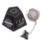 Raw Crystal Gemstone Tea Strainer - Black Obsidian - Luna Panther