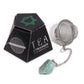 Raw Crystal Gemstone Tea Strainer - Green Aventurine - Luna Panther