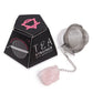 Raw Crystal Gemstone Tea Strainer - Rose Quartz - Luna Panther
