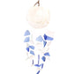 Recycled Glass Wind Chime - Copis & Glass Drop - Blue & White Glass - Luna Panther