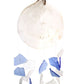 Recycled Glass Wind Chime - Copis & Glass Drop - Blue & White Glass - Luna Panther