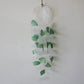 Recycled Glass Wind Chime - Copis & Glass Drop - Green & White Glass - Luna Panther