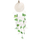 Recycled Glass Wind Chime - Copis & Glass Drop - Green & White Glass - Luna Panther