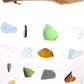 Recycled Glass Wind Chime - Simple Hanging Five Strings - Multi - Luna Panther