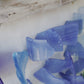 Recycled Glass Wind Chime - Three Stick - All Blues - Luna Panther