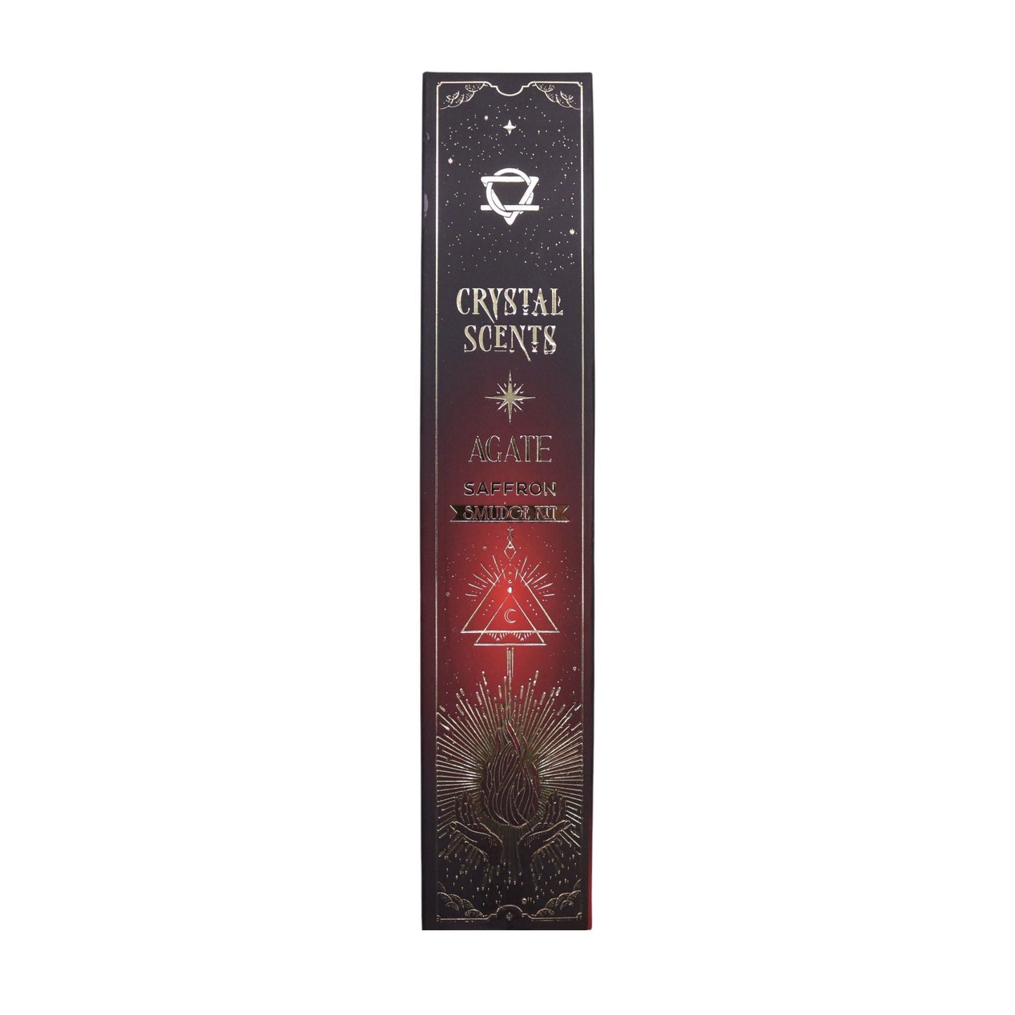 Red Agate Crystal Scents Smudge Incense - Saffron - Luna Panther