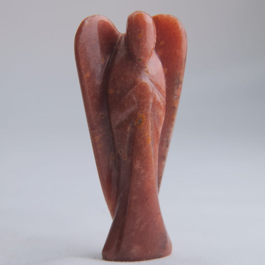 Red Aventurine Angel Carving 48g 80mm - Luna Panther alternate view