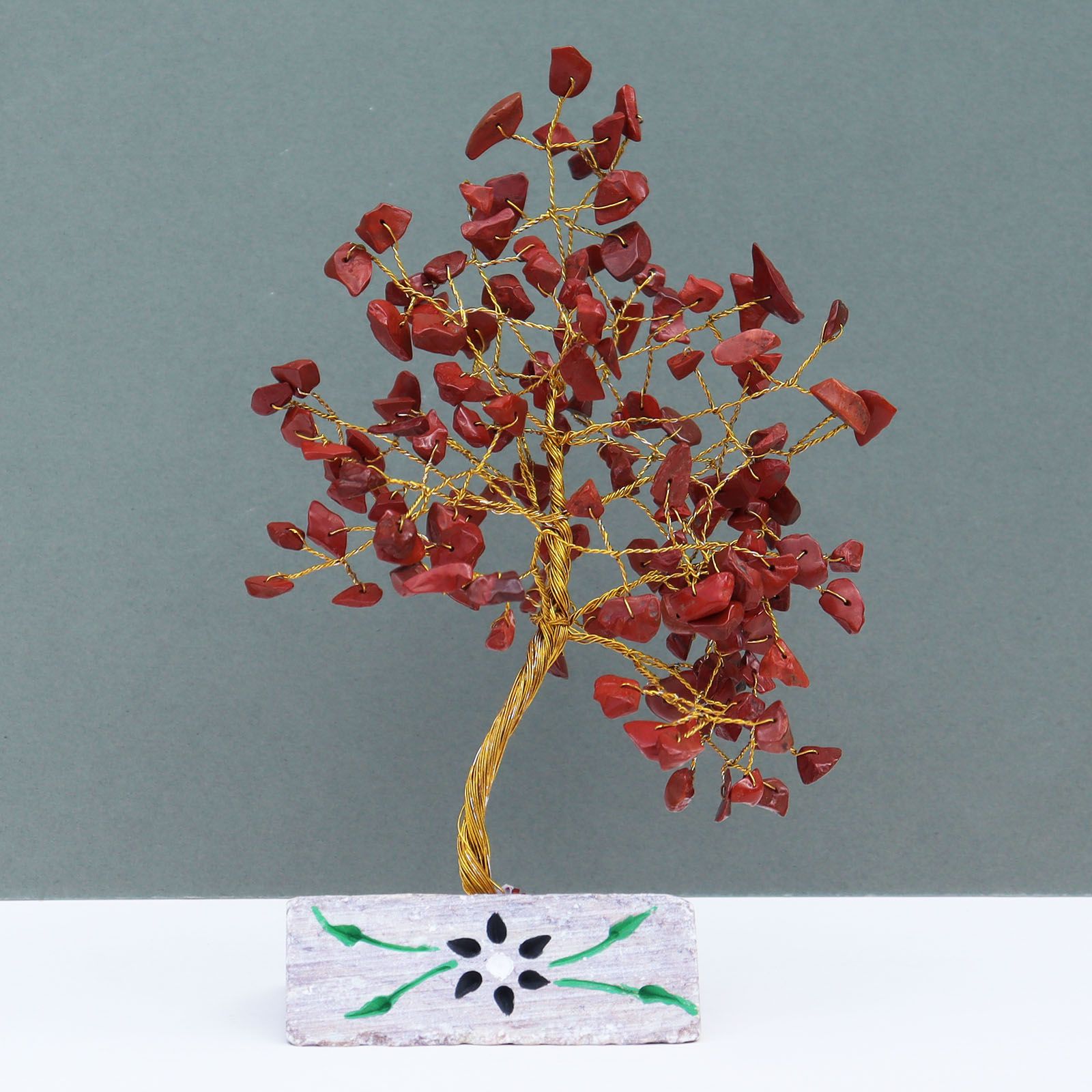Polished Red Jasper - 160 Stone featuring earthy patterns and matte-gloss finish - Luna Panther