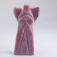 Rhodonite Angel Carving 72g 70mm - Luna Panther