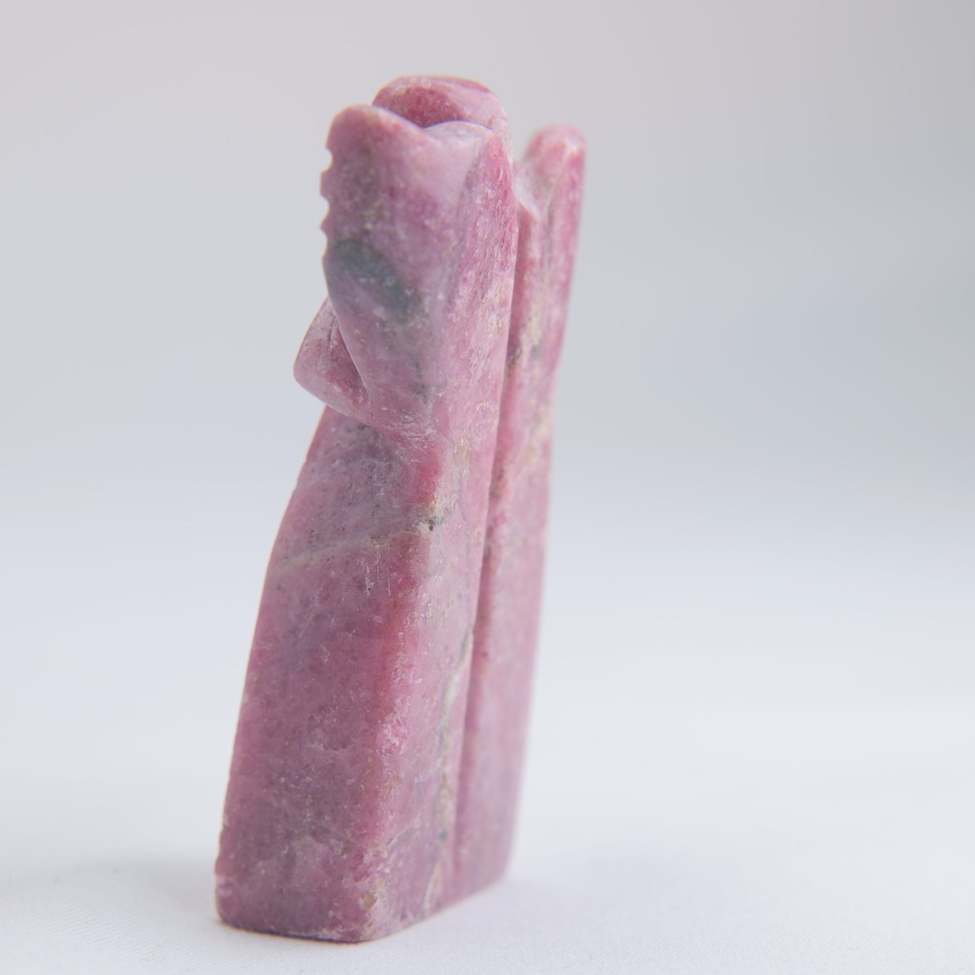 Rhodonite Angel Carving 72g 70mm - Luna Panther