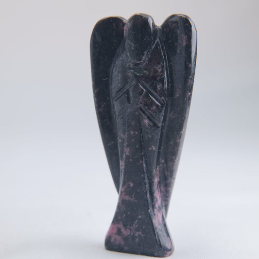 Rhodonite Angel Carving 74g 80mm - Luna Panther alternate view