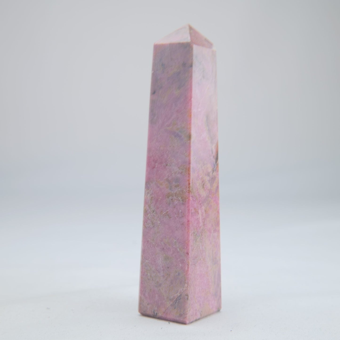 Rhodonite Crystal Tower 188g - Luna Panther
