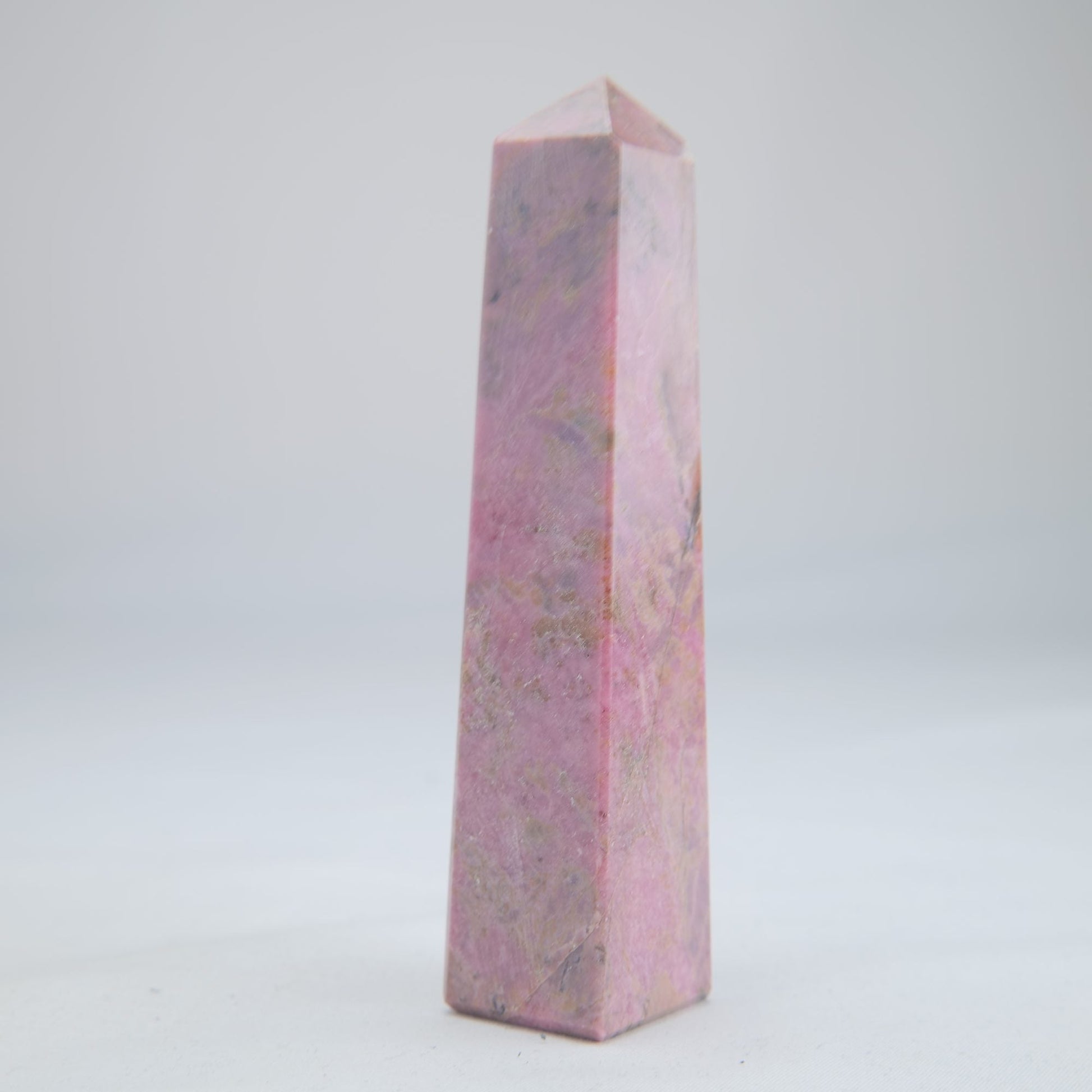 Rhodonite Crystal Tower 188g - Luna Panther