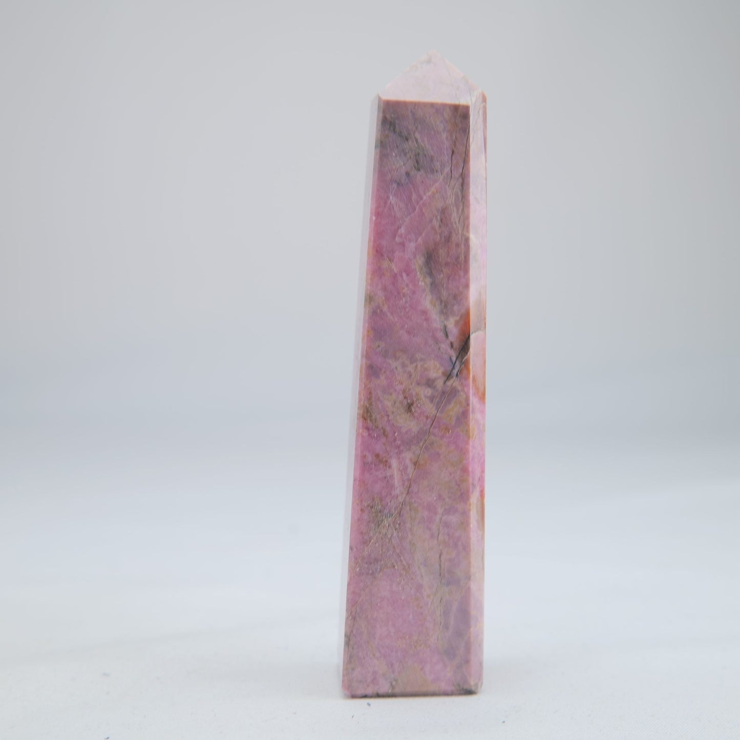 Rhodonite Crystal Tower 188g - Luna Panther