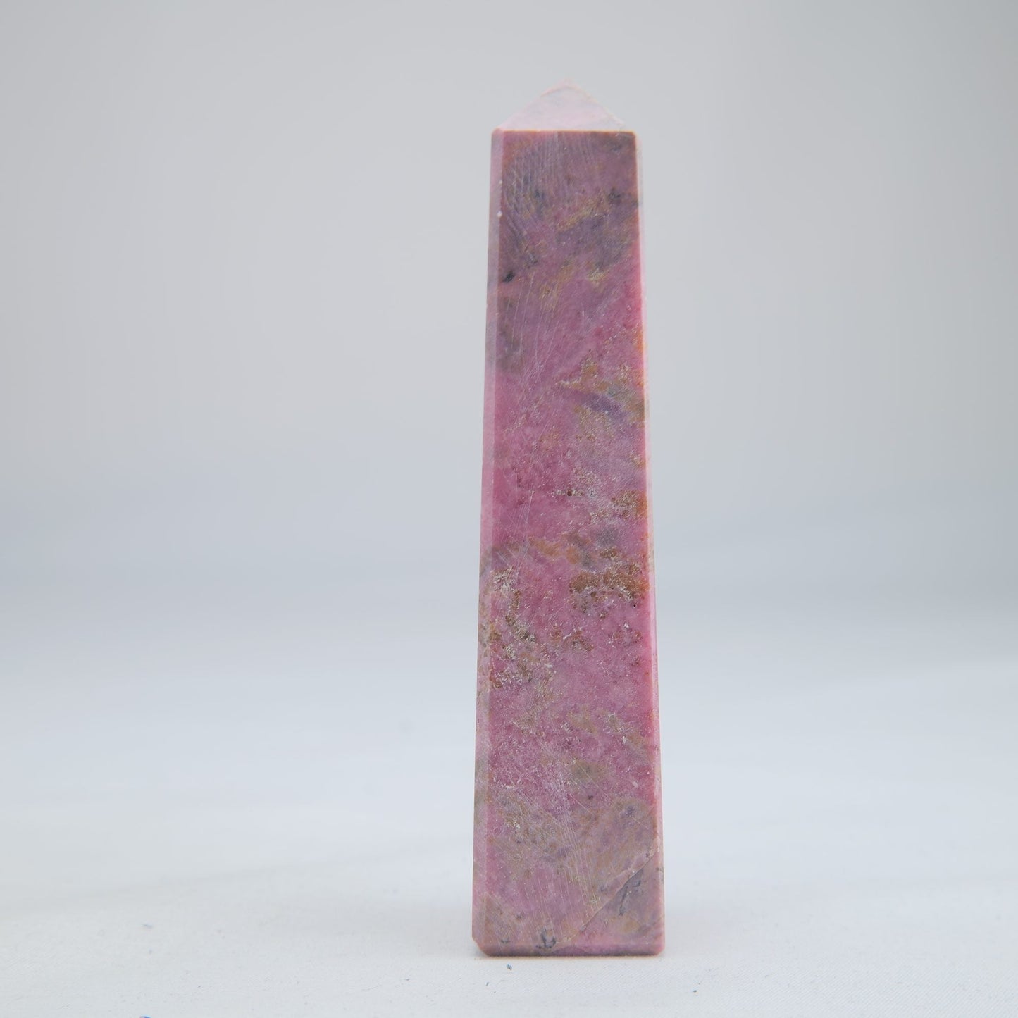 Rhodonite Crystal Tower 188g - Luna Panther