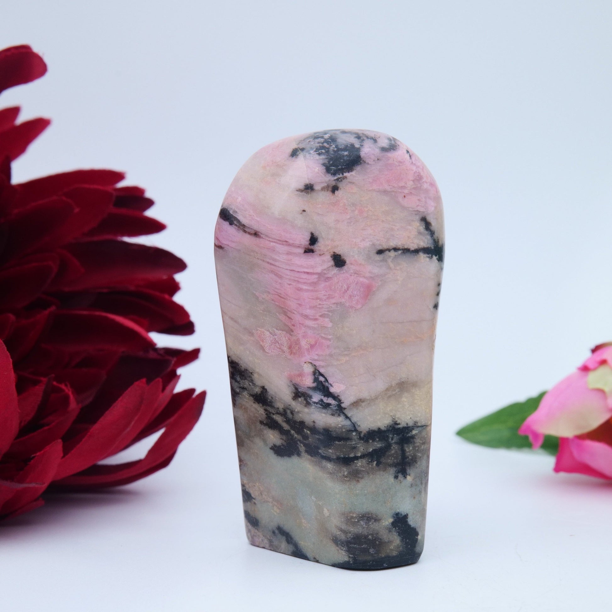 Rhodonite Freeform — Pakistan, 266 g (81 mm) - Luna Panther