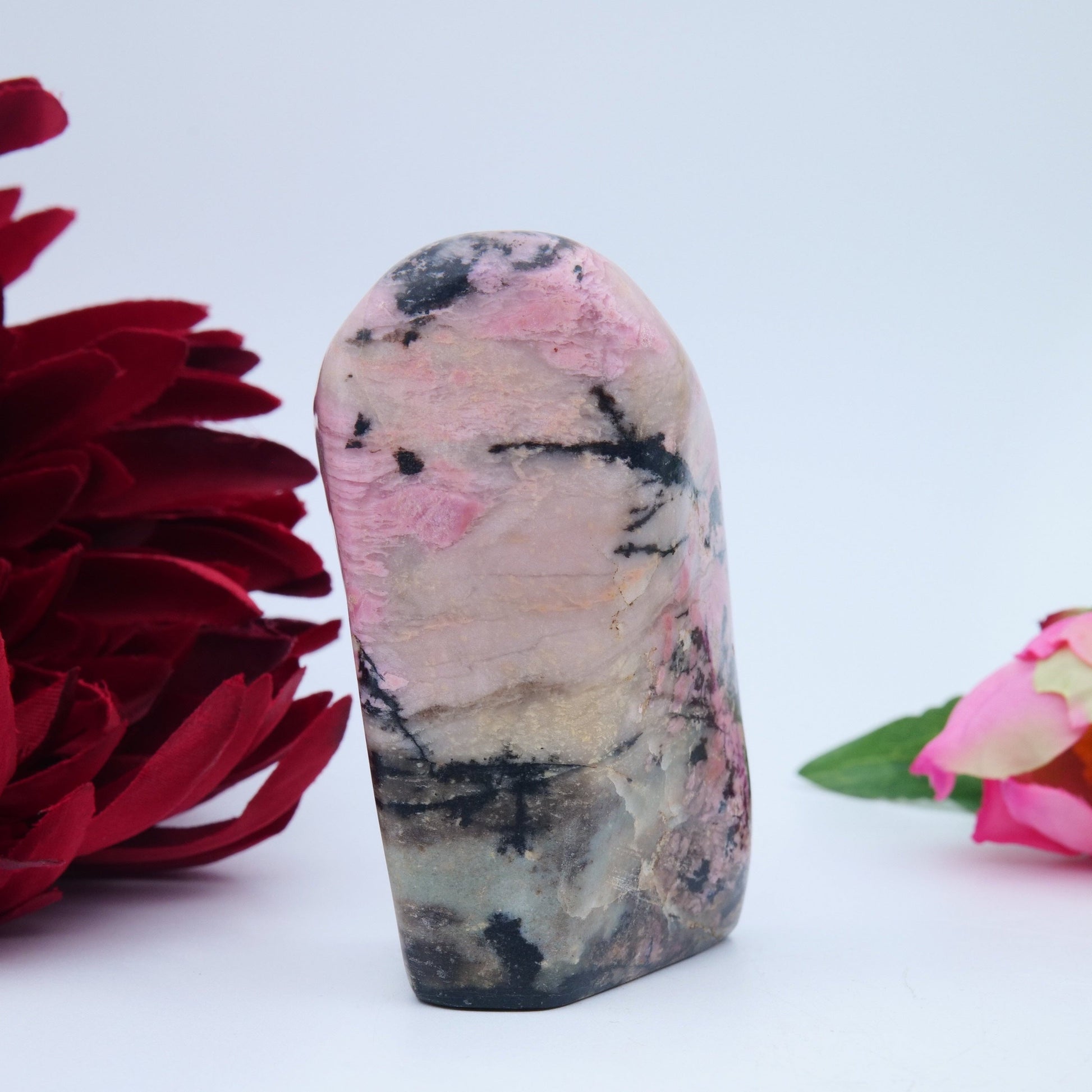 Rhodonite Freeform — Pakistan, 266 g (81 mm) - Luna Panther