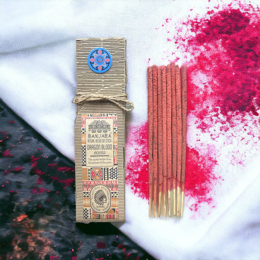 Polished Ritual Resin on Stick - Dragon Blood featuring natural patterning and unique variations - Luna Panther