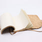 Rolled Leather Travel Notebook - 96 pages - Natural 21x15cm - Luna Panther