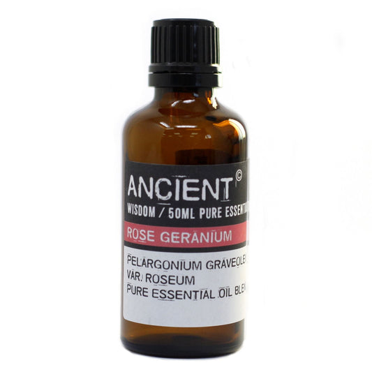 Polished Rose Geranium 50ml featuring natural patterning and unique variations - Luna Panther