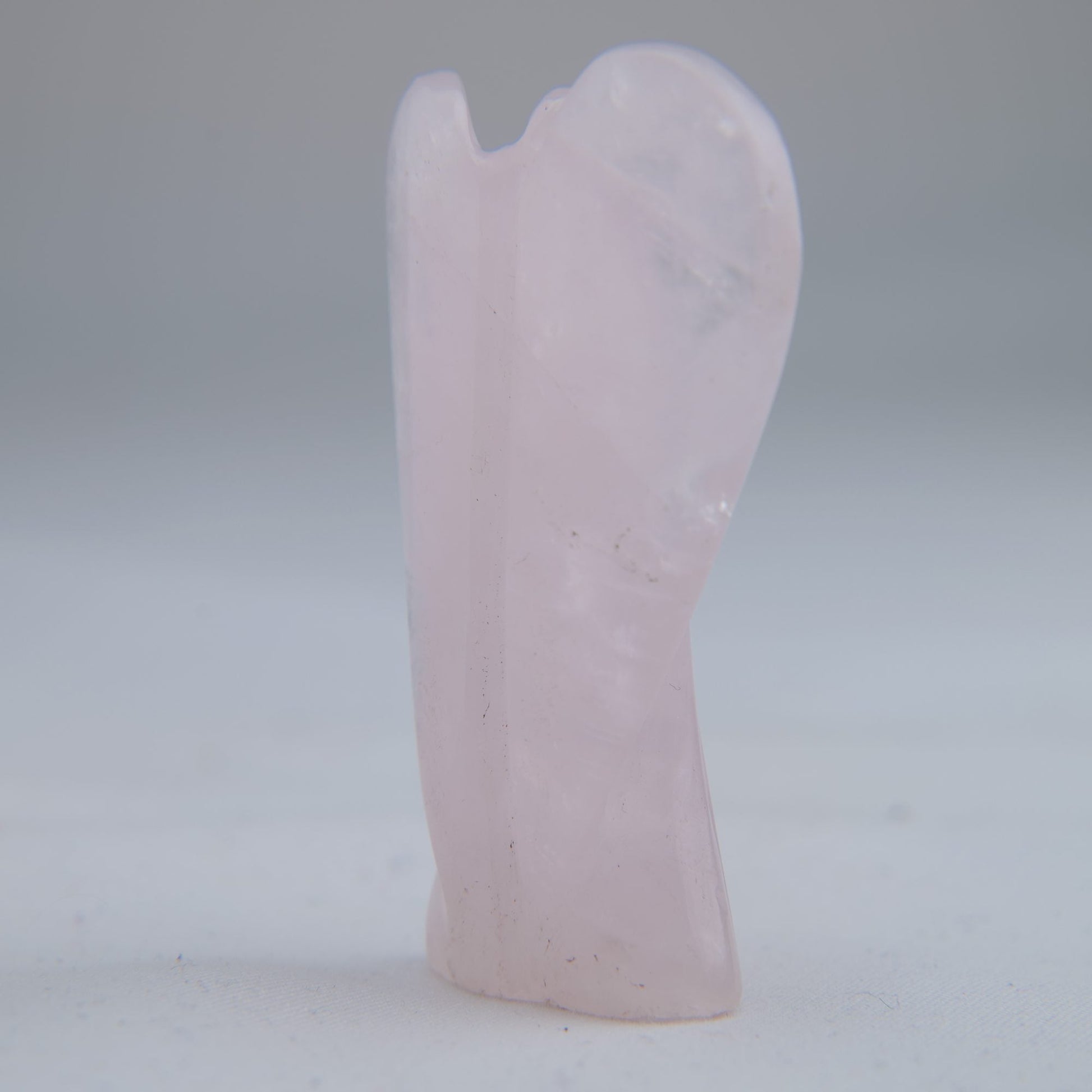 Rose Quartz Angel Carving 26g 50mm - Luna Panther