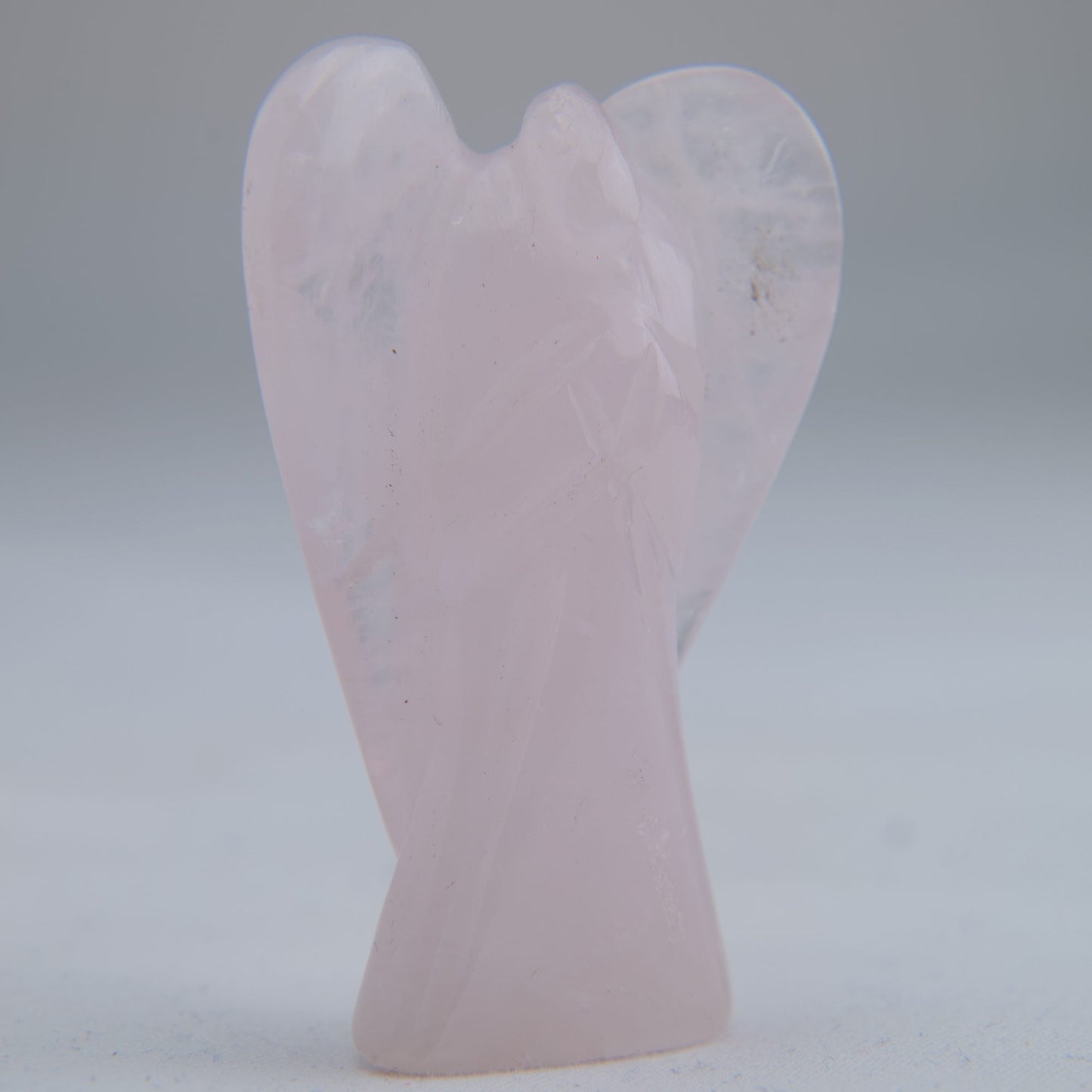 Rose Quartz Angel Carving 26g 50mm - Luna Panther