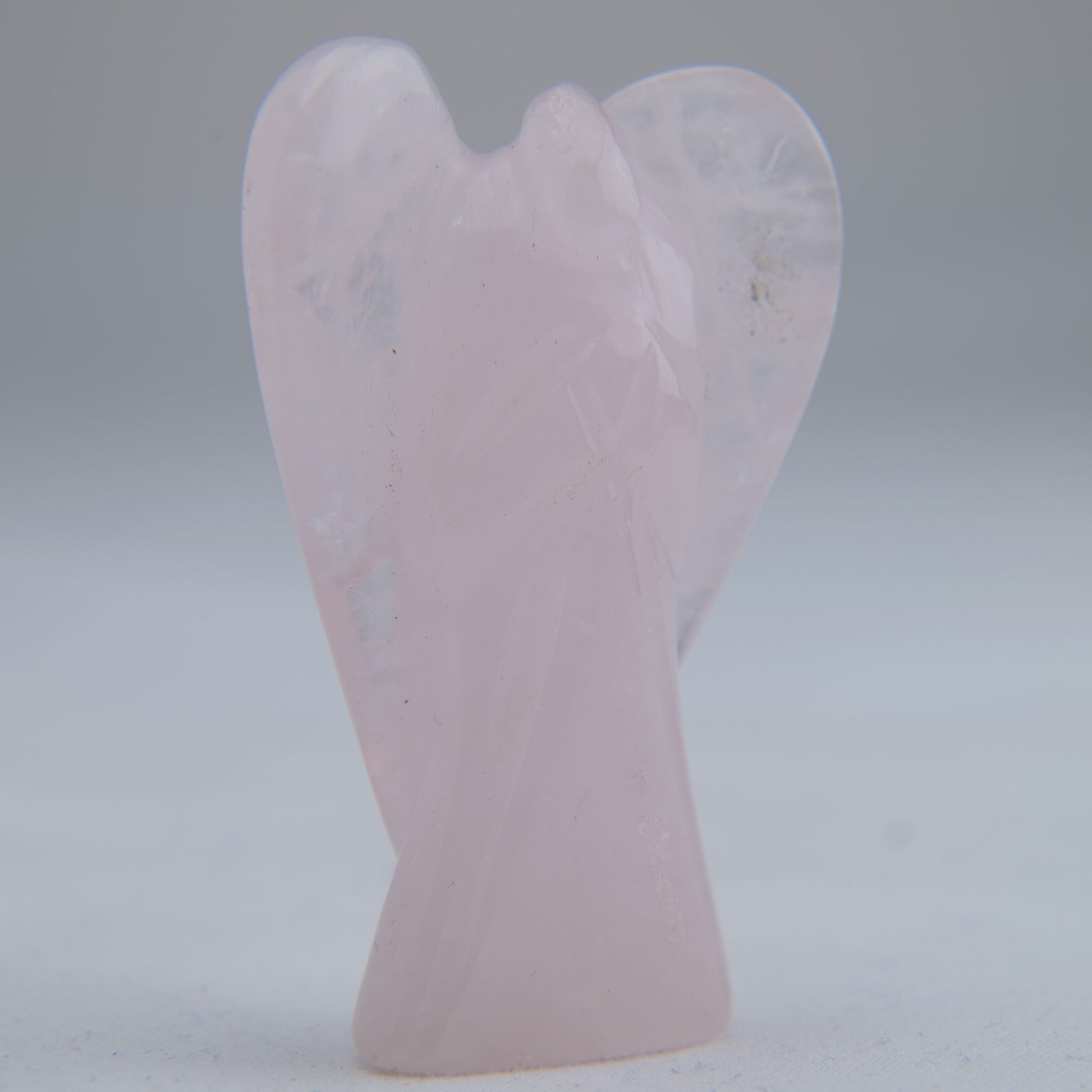 Rose Quartz Angel Carving 26g 50mm - Luna Panther