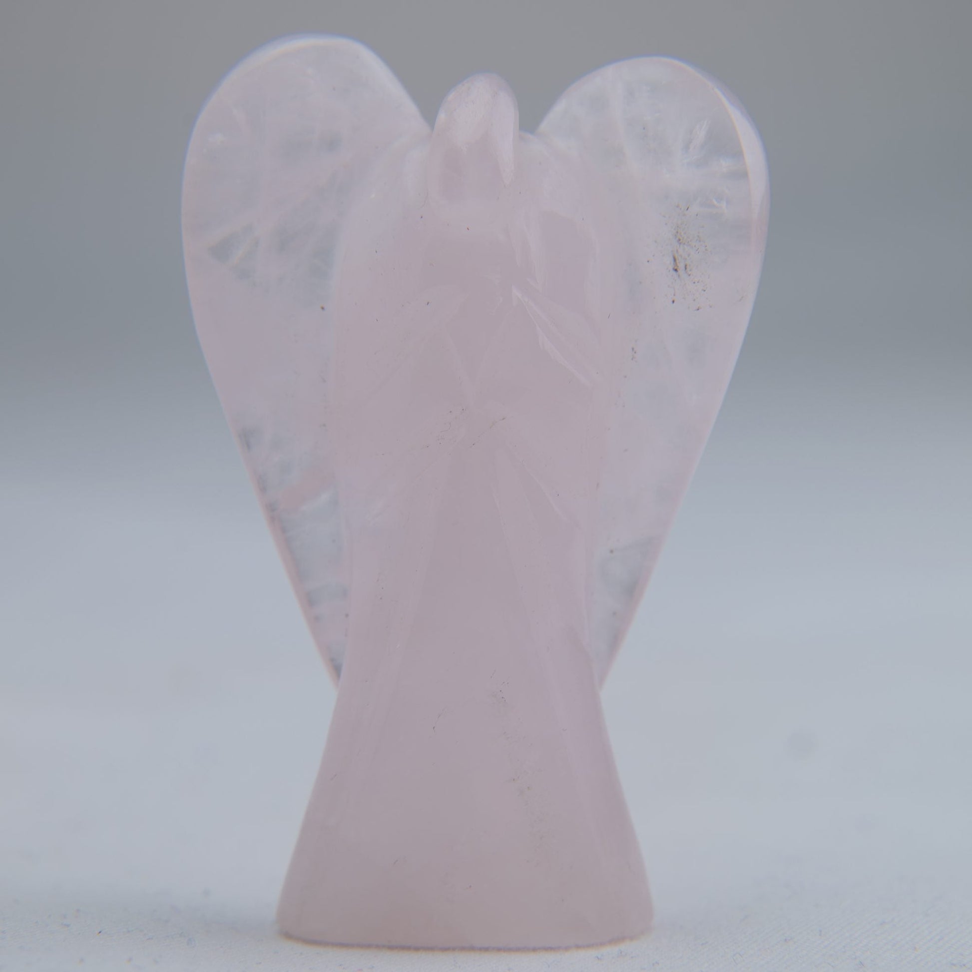 Rose Quartz Angel Carving 26g 50mm - Luna Panther