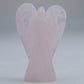 Rose Quartz Angel Carving 26g 50mm - Luna Panther