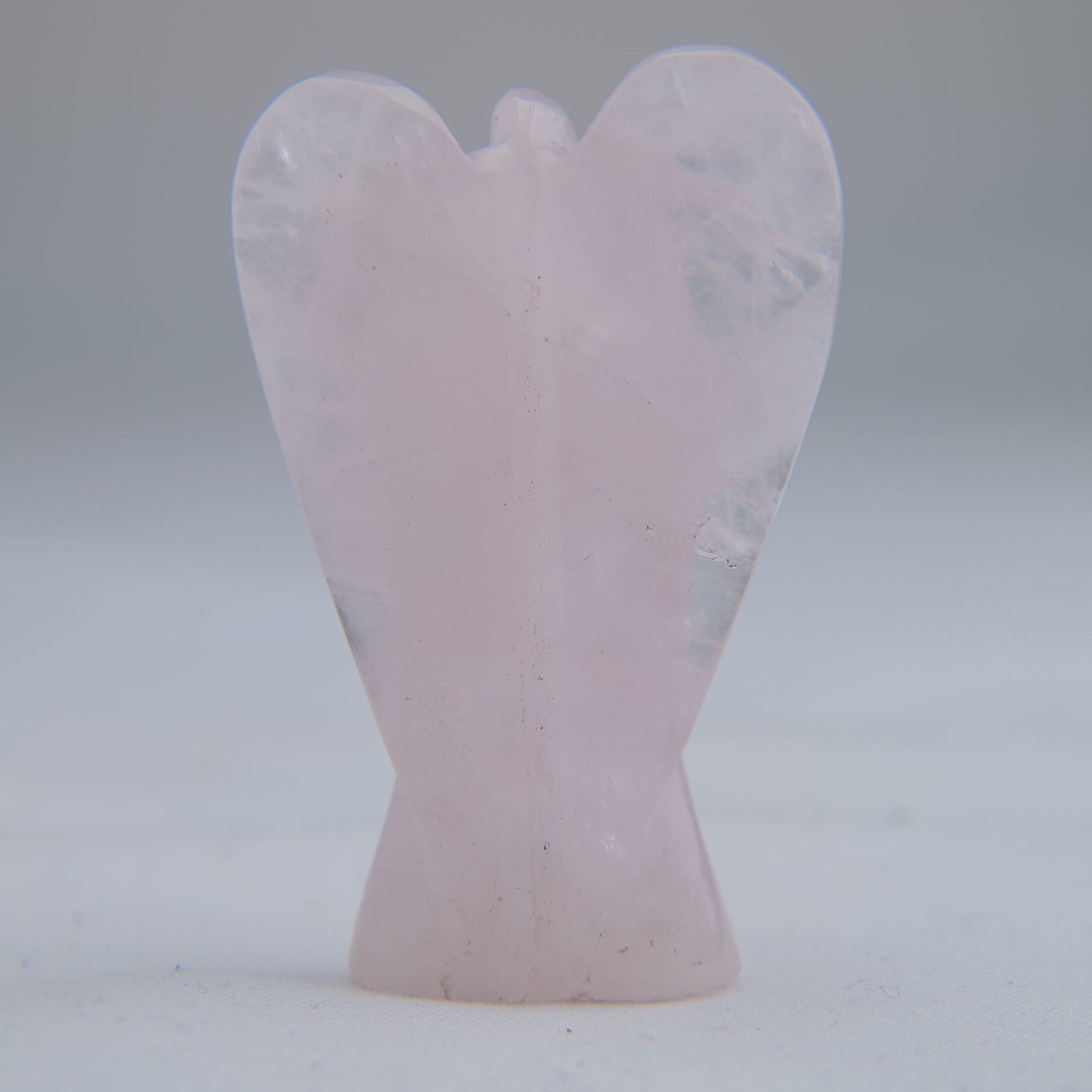 Rose Quartz Angel Carving 26g 50mm - Luna Panther