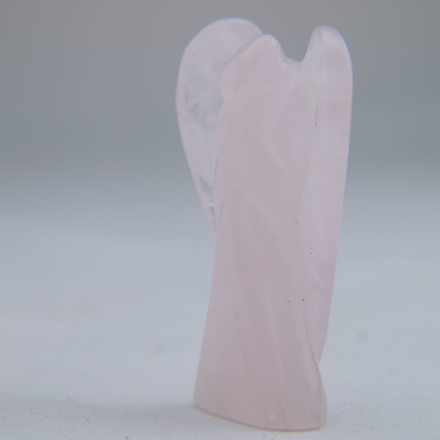 Rose Quartz Angel Carving 26g 50mm - Luna Panther
