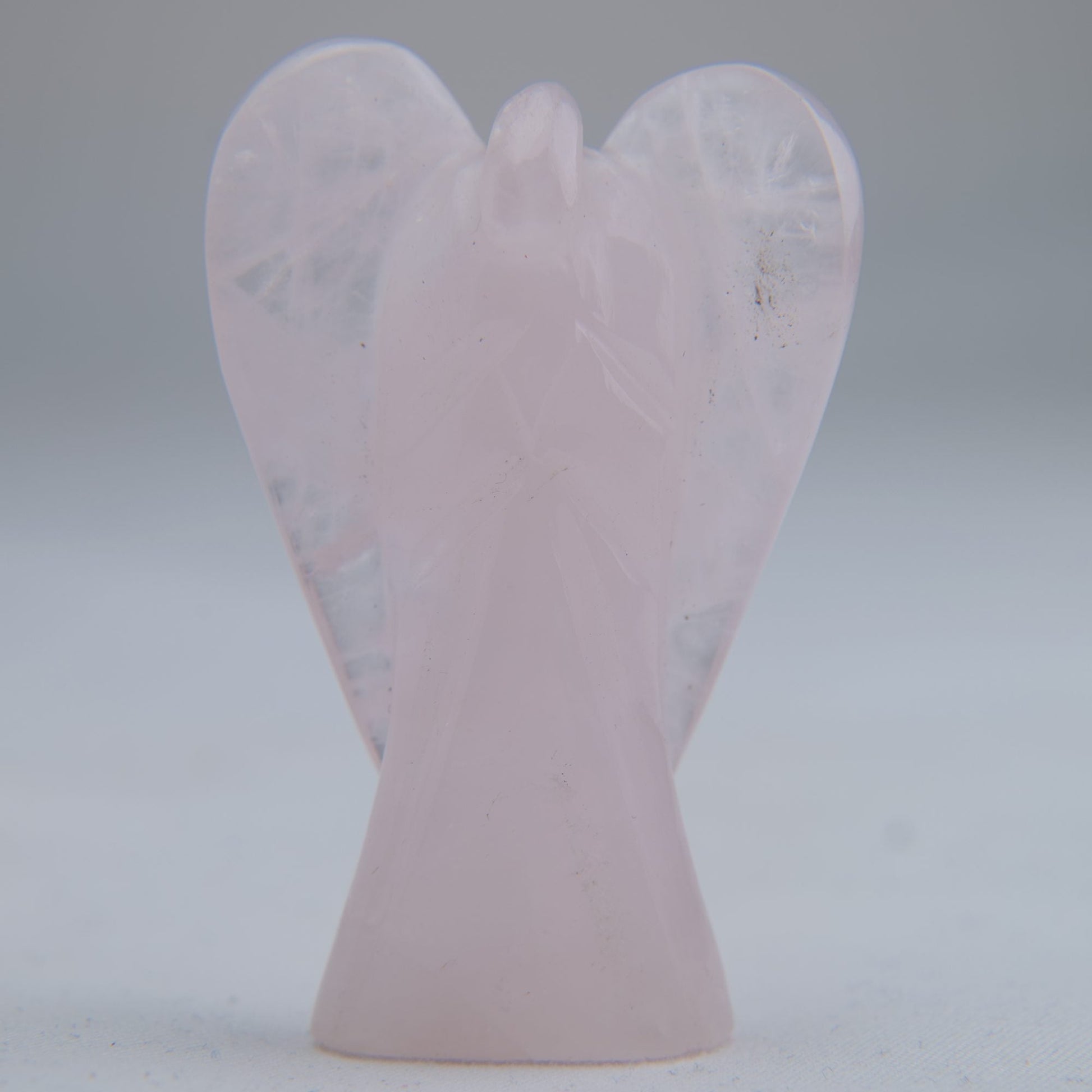 Rose Quartz Angel Carving 26g 50mm - Luna Panther