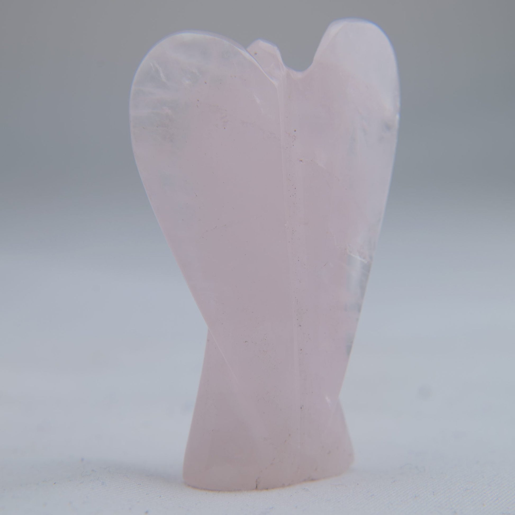 Rose Quartz Angel Carving 26g 50mm - Luna Panther