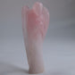 Rose Quartz Angel Carving 60g 80mm - Luna Panther